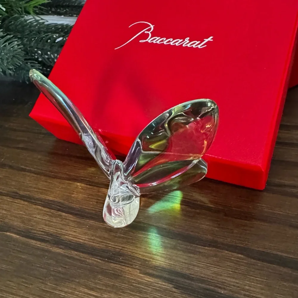 Baccarat Multicolor Crystal Butterfly - Picture 2 of 5
